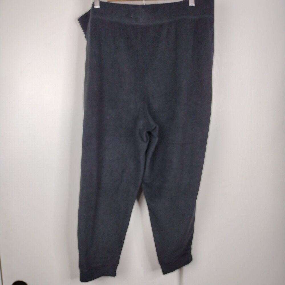 Koolaburra by Ugg Black Lounge Fleece Pants Womens Plus Size P2X Petite Pull On - Picture 5 of 7
